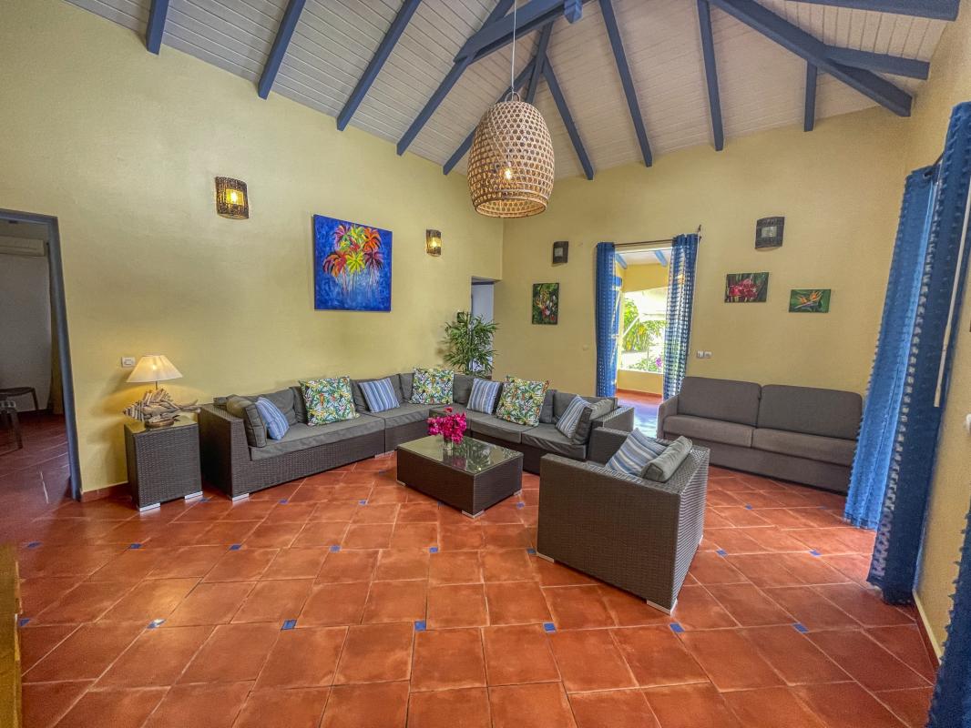 A louer villa sainte anne Guadeloupe-salon-18